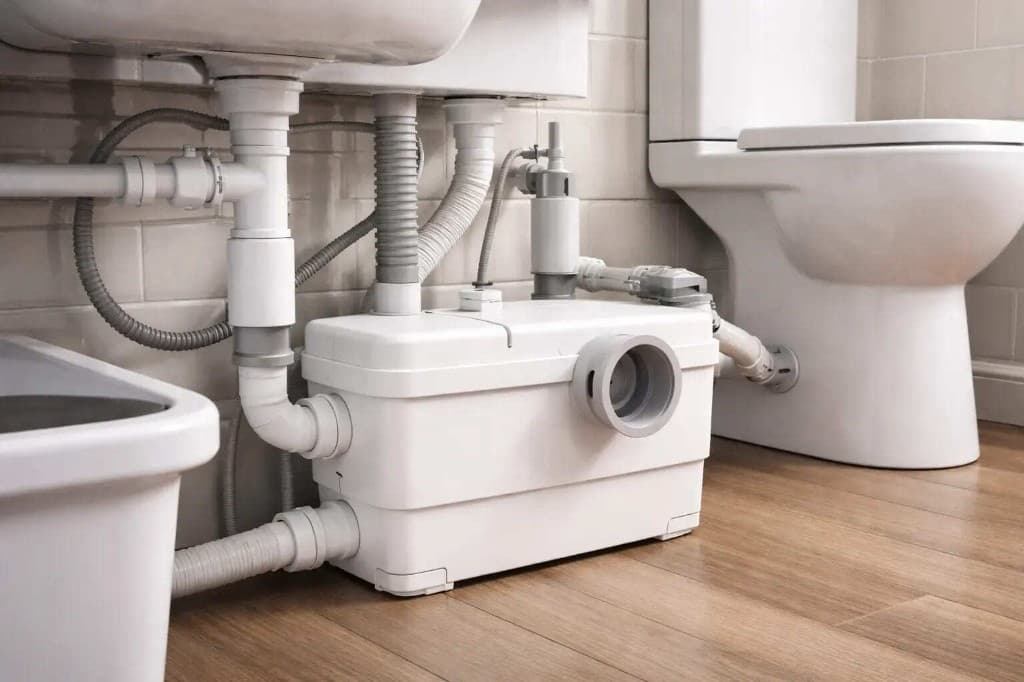 Установка сололифта — подключение к раковине и унитазу